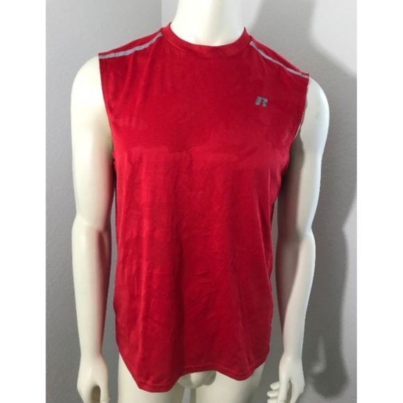 russell training fit sleeveless shirt